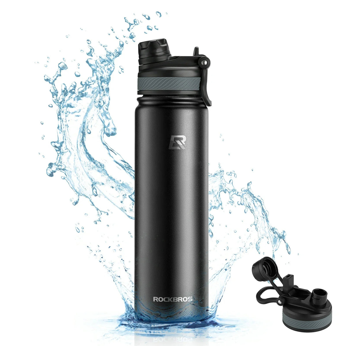 RVS thermosfles met rietje en draaggreep – 550/650 ml – productdetail 7