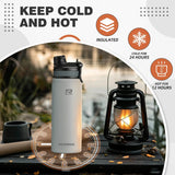 RVS thermosfles met rietje en draaggreep – 550/650 ml – productdetail 10