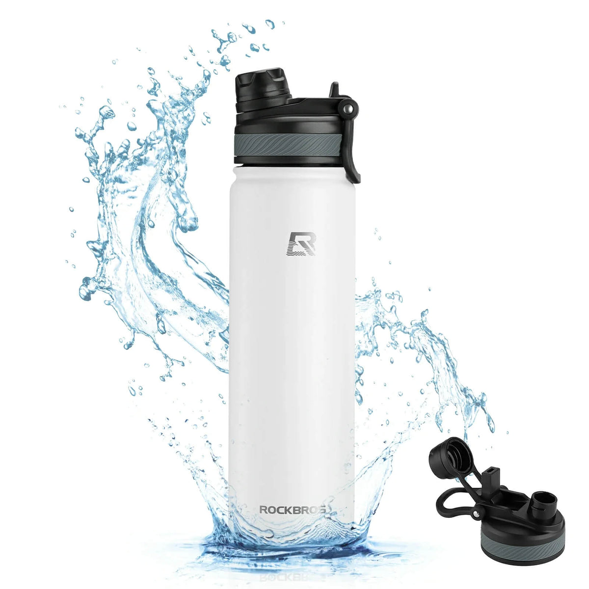 RVS thermosfles met rietje en draaggreep – 550/650 ml – productdetail 12