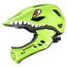ROCKBROS fullface kinderhelm voor bmx step en fietsen #Groen