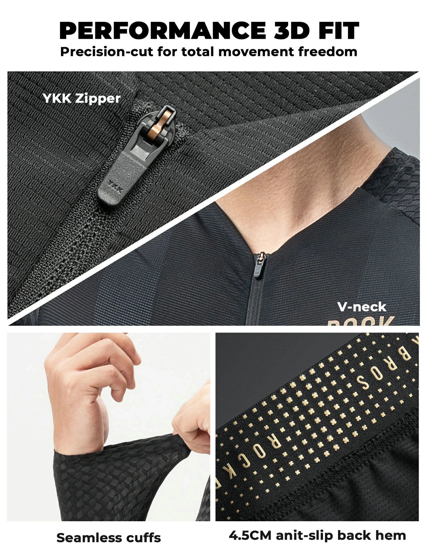 ROCKBROS lange mouw fietsshirt ydcx008#black