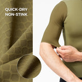 ROCKBROS road to sky heren fietsshirt#olive-green