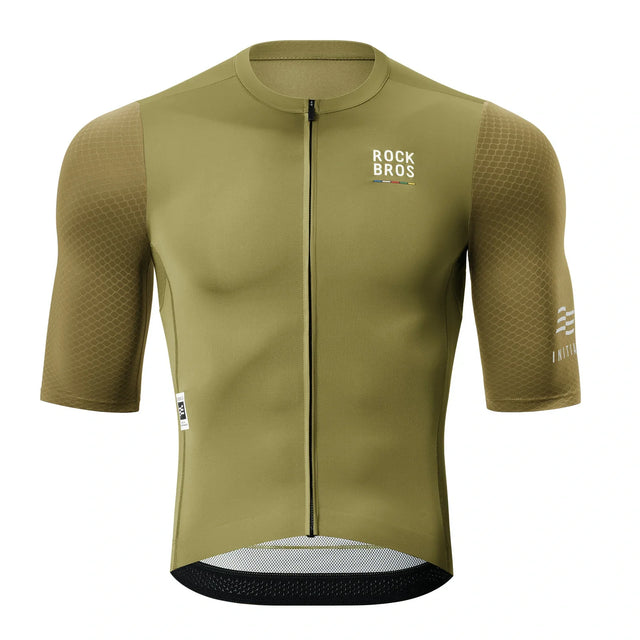 ROCKBROS road to sky heren fietsshirt#olive-green