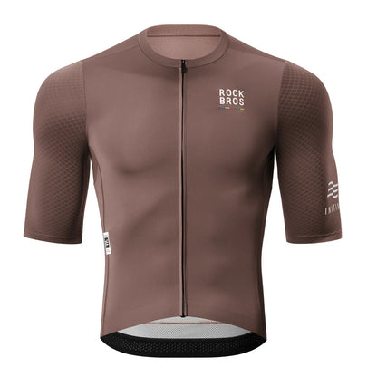 ROCKBROS road to sky heren fietsshirt#brown
