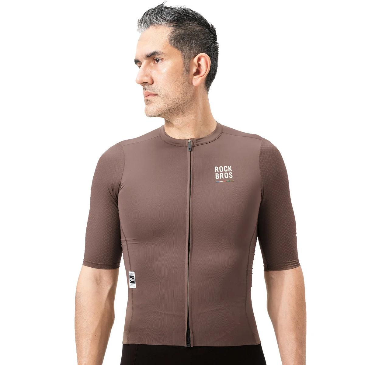 ROCKBROS road to sky heren fietsshirt#brown