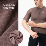 ROCKBROS road to sky heren fietsshirt#brown