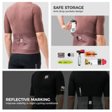 ROCKBROS road to sky heren fietsshirt#brown