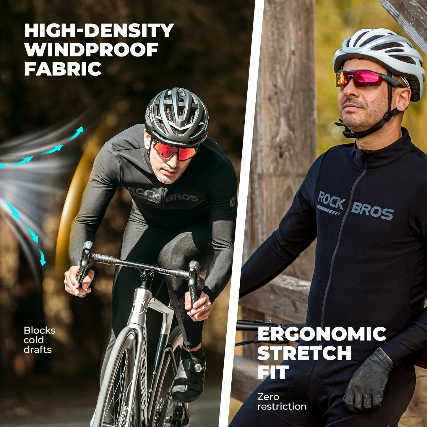 ROCKBROS heren thermisch fietsshirt thermisch#xl