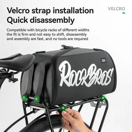 ROCKBROS modulaire fietsdragertas afneembaar en lichtgewicht