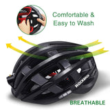 Fietshelm ZN1001 met voor-, achter- en zijverlichting – productdetail 3