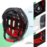 Fietshelm ZN1001 met voor-, achter- en zijverlichting – productdetail 4