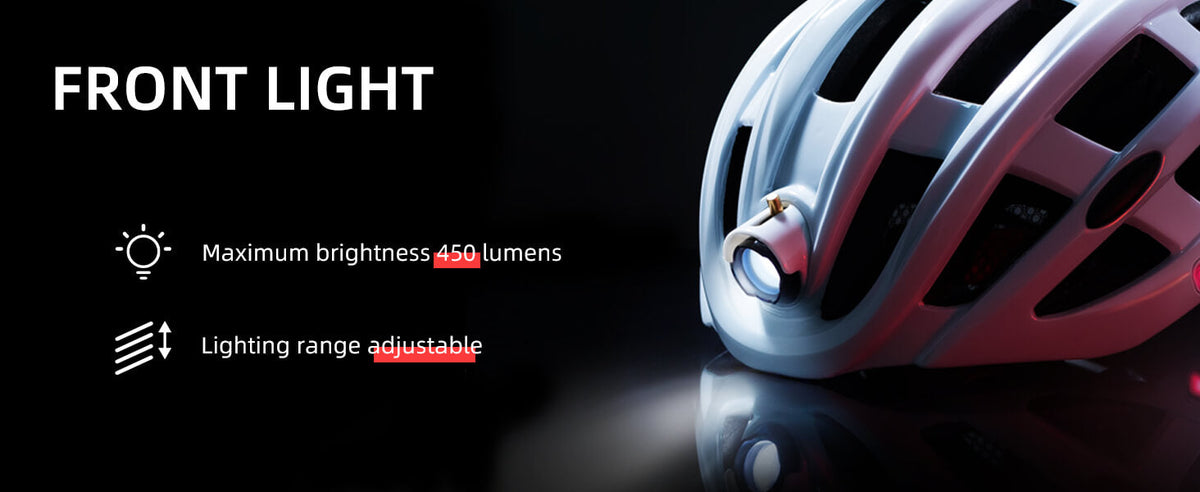Fietshelm ZN1001 met voor-, achter- en zijverlichting – productdetail 11