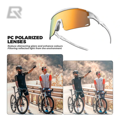 ROCKBROS fotochromische fietsbril uv400 met anti-condens coating