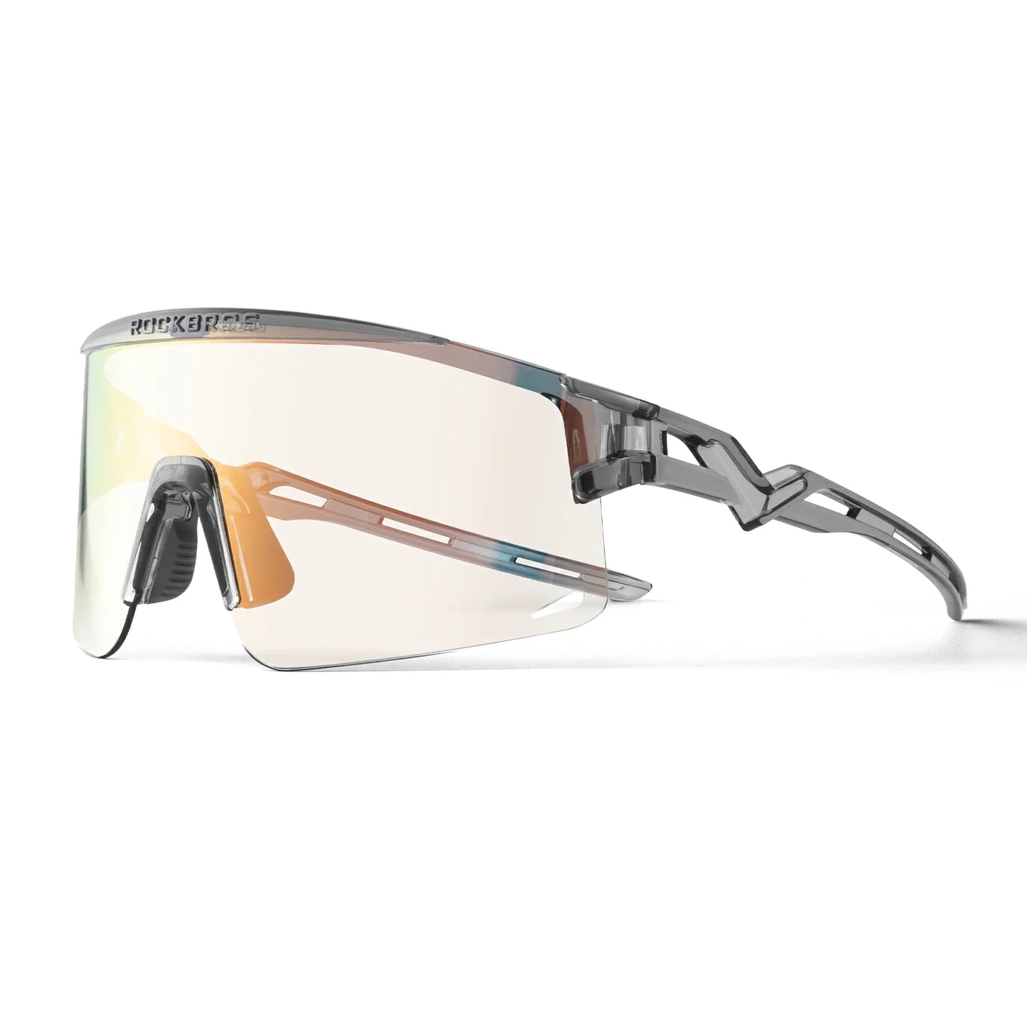 ROCKBROS fotochromische fietsbril uv400 met anti-condens coating#Grijs (fotochromisch)