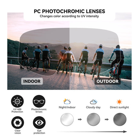 ROCKBROS fotochromische fietsbril anti-condens sp376