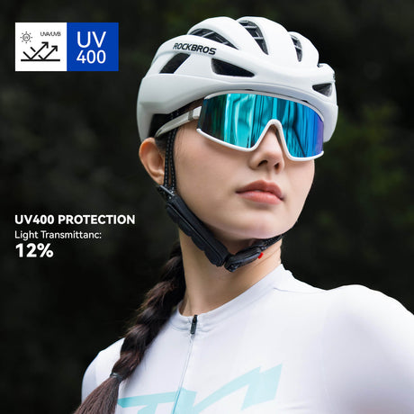 ROCKBROS gepolariseerde fietsbril uv400 sp376#kleur_wit