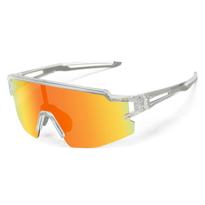 ROCKBROS gepolariseerde kinderfietsbril uv400 sp345#kleur_grijs rood