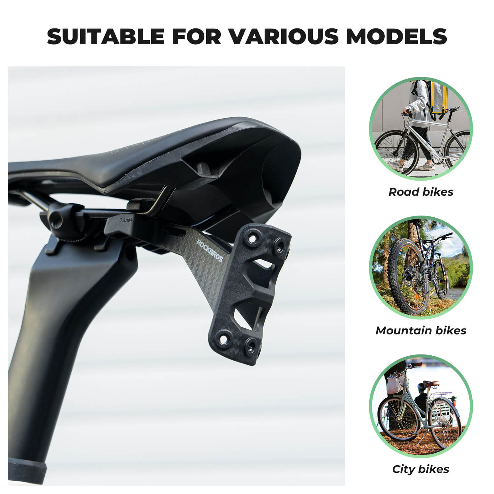 ROCKBROS lichtgewicht fiets bidonhouder set met stevige grip, 2 stuks