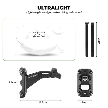 ROCKBROS lichtgewicht fiets bidonhouder set met stevige grip, 2 stuks