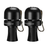 ROCKBROS fietsbel voor racestuur met stuurplug en luide heldere toon#stijl_titanium-2-stuk