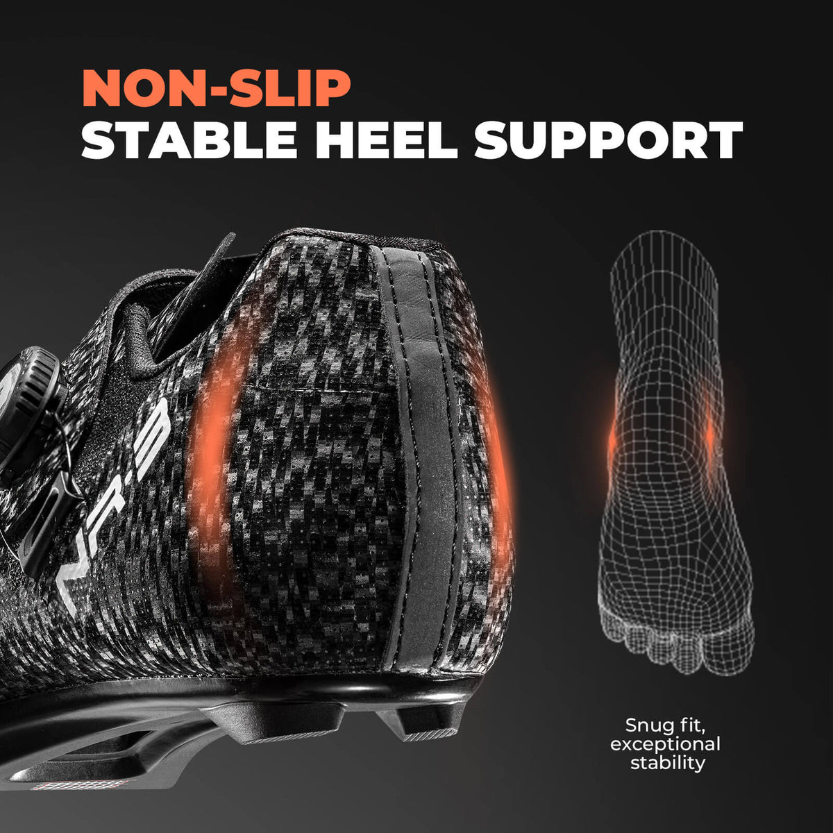 NR3 racefietsschoenen met draaisluiting