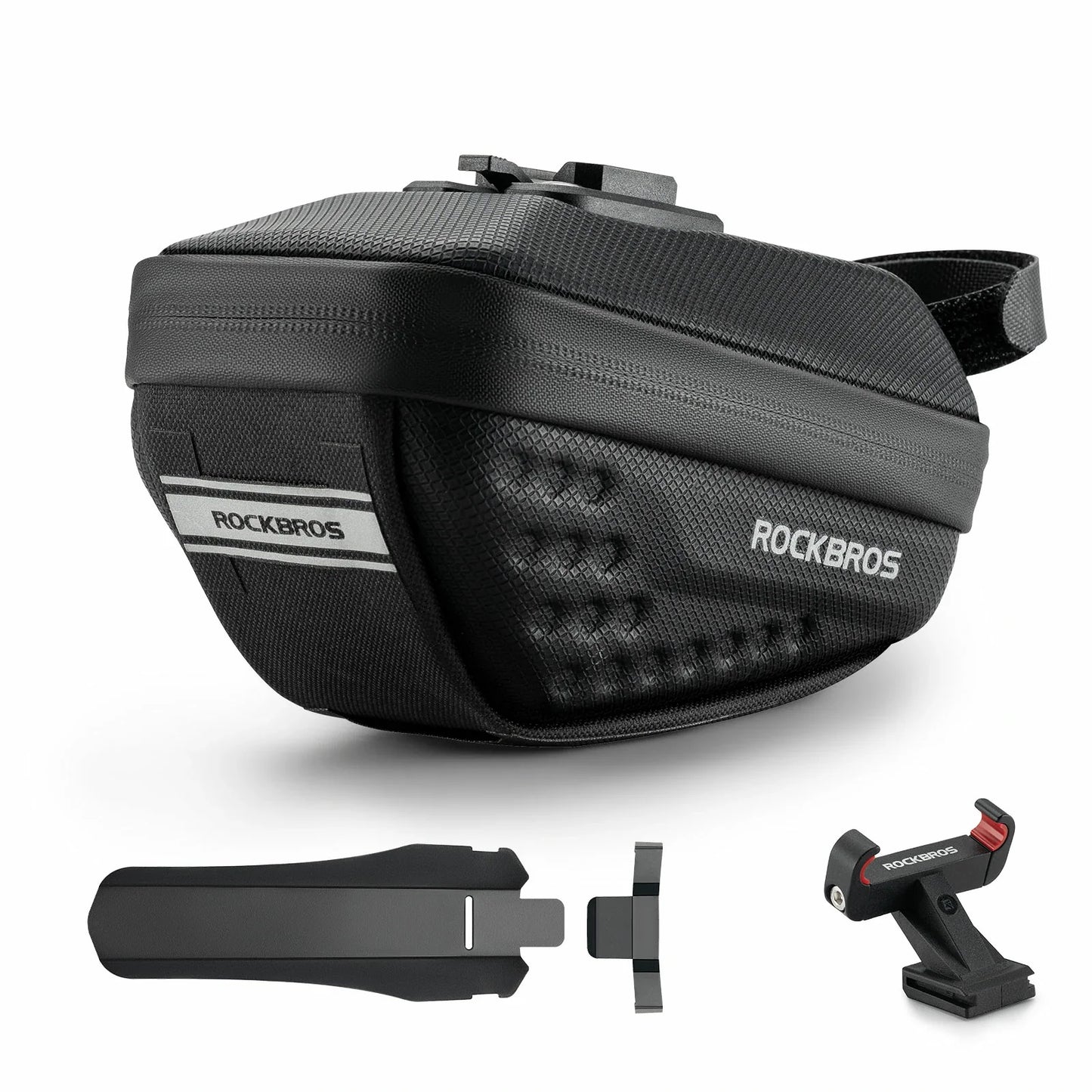 Cycling saddle bag 0.8L with mudguard for MTB and road bikes#Capacity_0.8L