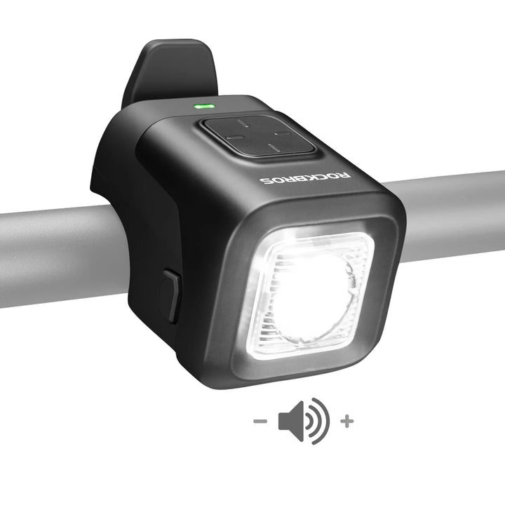 ROCKBROS elektrisch fietskoplicht met hoorn 2-in-1