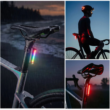 Slim fietsachterlicht met remsensor – RB02