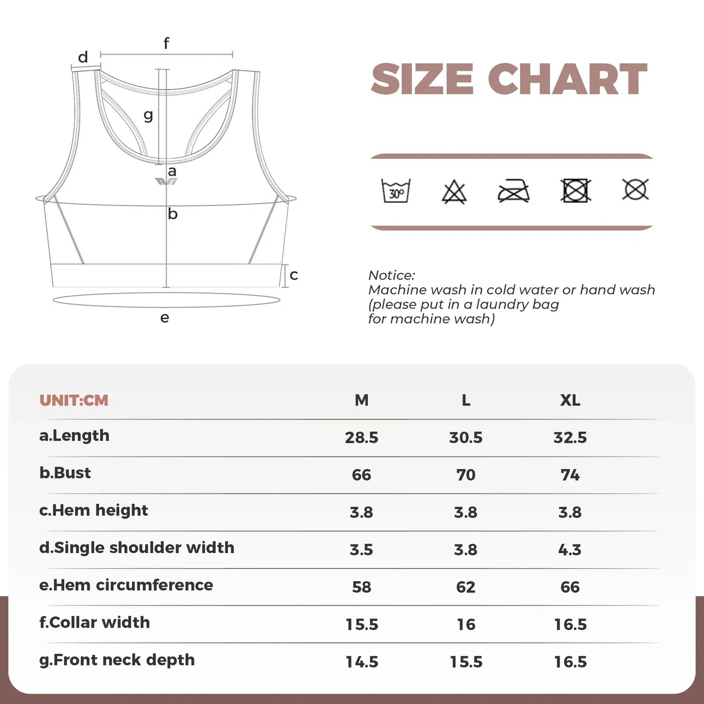 ROCKBROS sports bra for dames high impact seamless padding