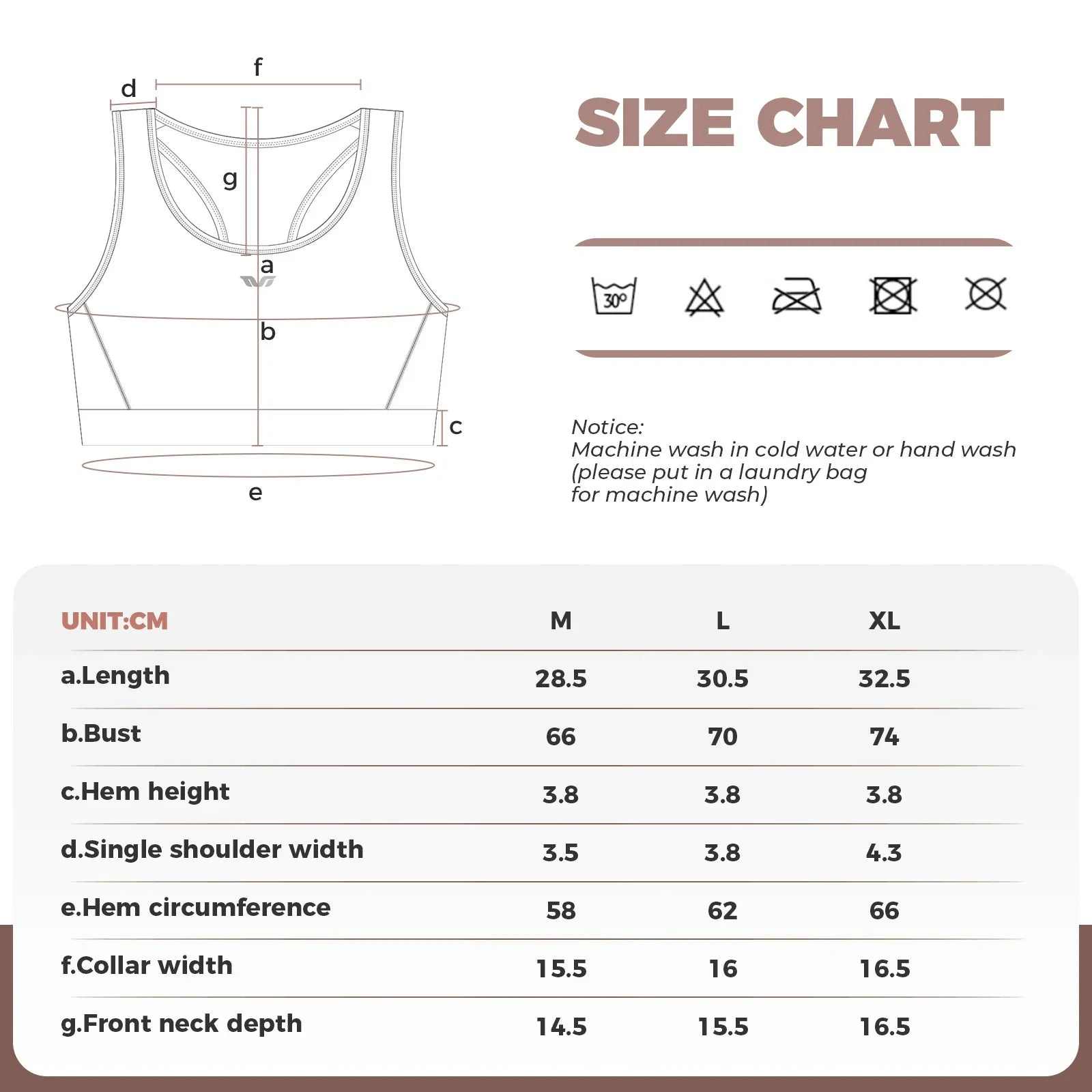 ROCKBROS sports bra for dames high impact seamless padding