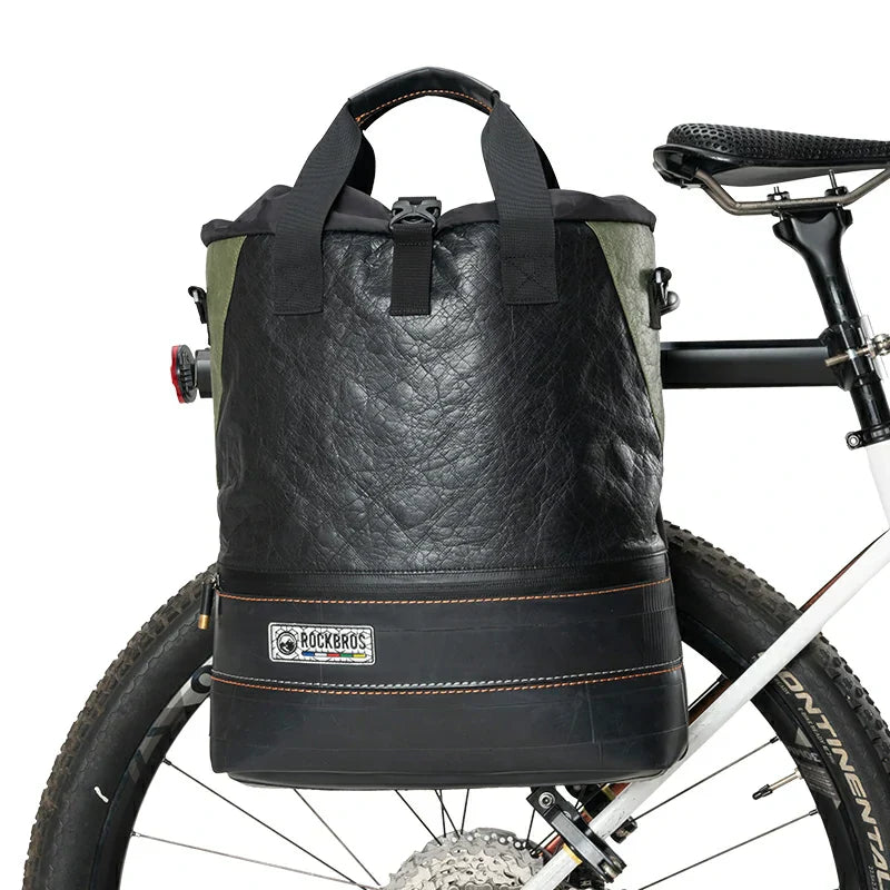 ROCKBROS eco-vriendelijke fietsdragertas 12l van gerecycled materiaal