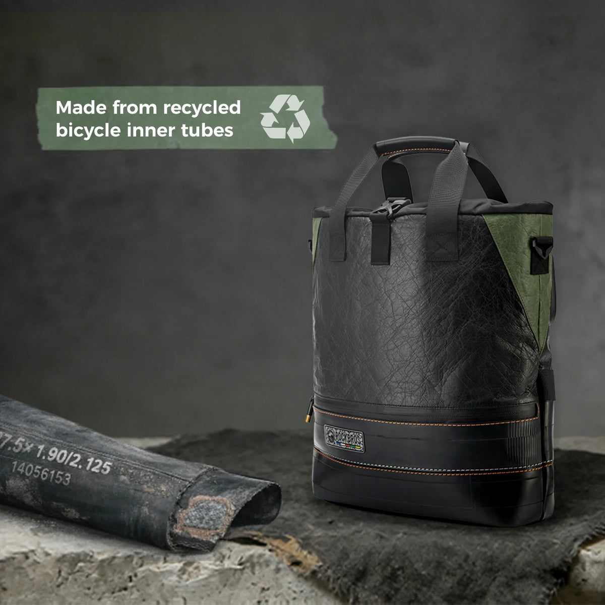 ROCKBROS eco-vriendelijke fietsdragertas 12l van gerecycled materiaal
