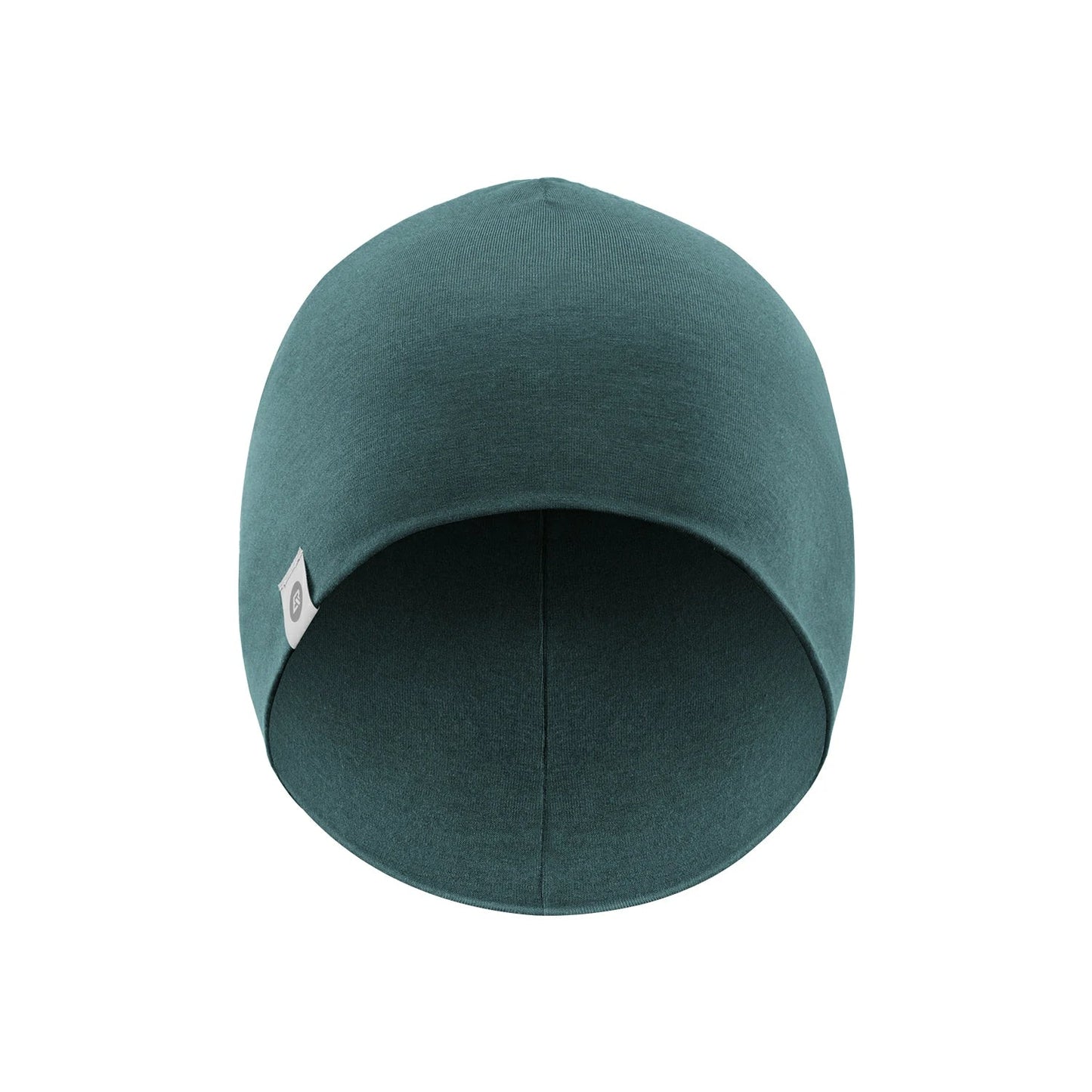 Warm windproof Tencel wool cycling skull cap with ear protection for cold weather rides.#Color_Pale Blue
