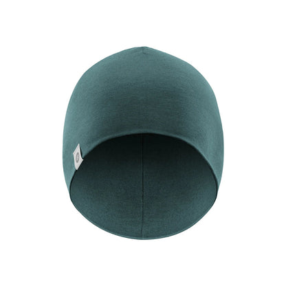 Warm windproof Tencel wool cycling skull cap with ear protection for cold weather rides.#Color_Pale Blue