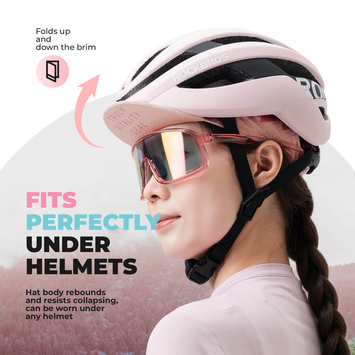 TVI fietspet voor onder de helm