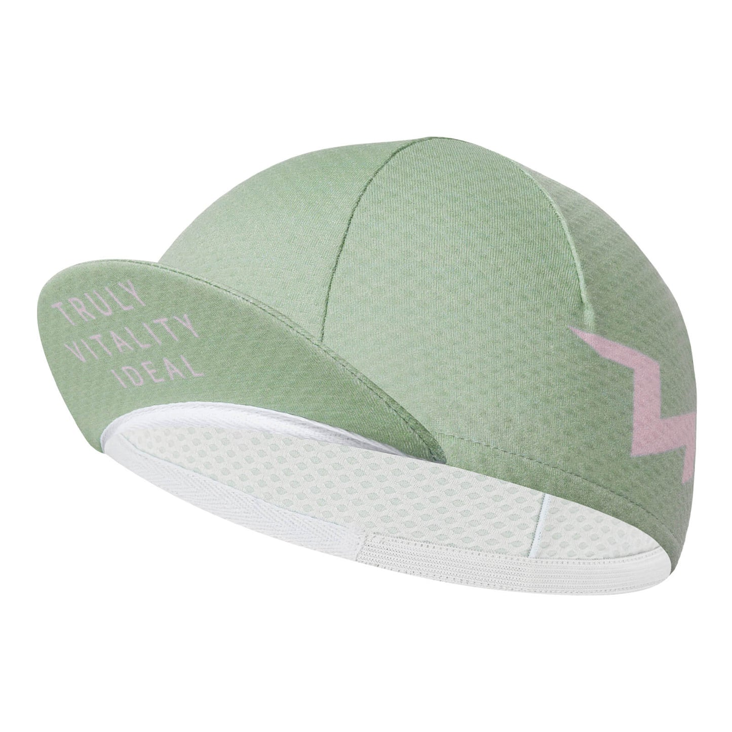 TVI lightweight cycling cap designed to be worn under a helmet, offering sun protection, sweat absorption, and all-day comfort. #Style_Green