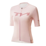 ROCKBROS ademend licht fietsshirt dames korte mouw voor zomerritten#kleur_roze#maat_xs