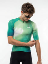 ROCKBROS heren fietsshirt Fur Code ademend wielershirt Mint Air