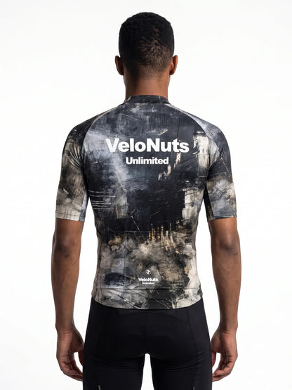 ROCKBROS heren fietsshirt Urban Camo ademend wielershirt Asphalt Echo