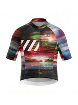 ROCKBROS heren fietsshirt Retro Signal ademend wielershirt Aurora Static