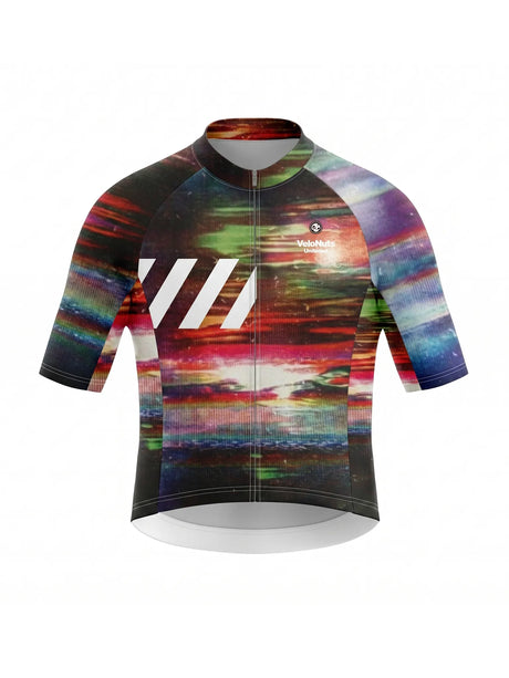 ROCKBROS heren fietsshirt Retro Signal ademend wielershirt Aurora Static