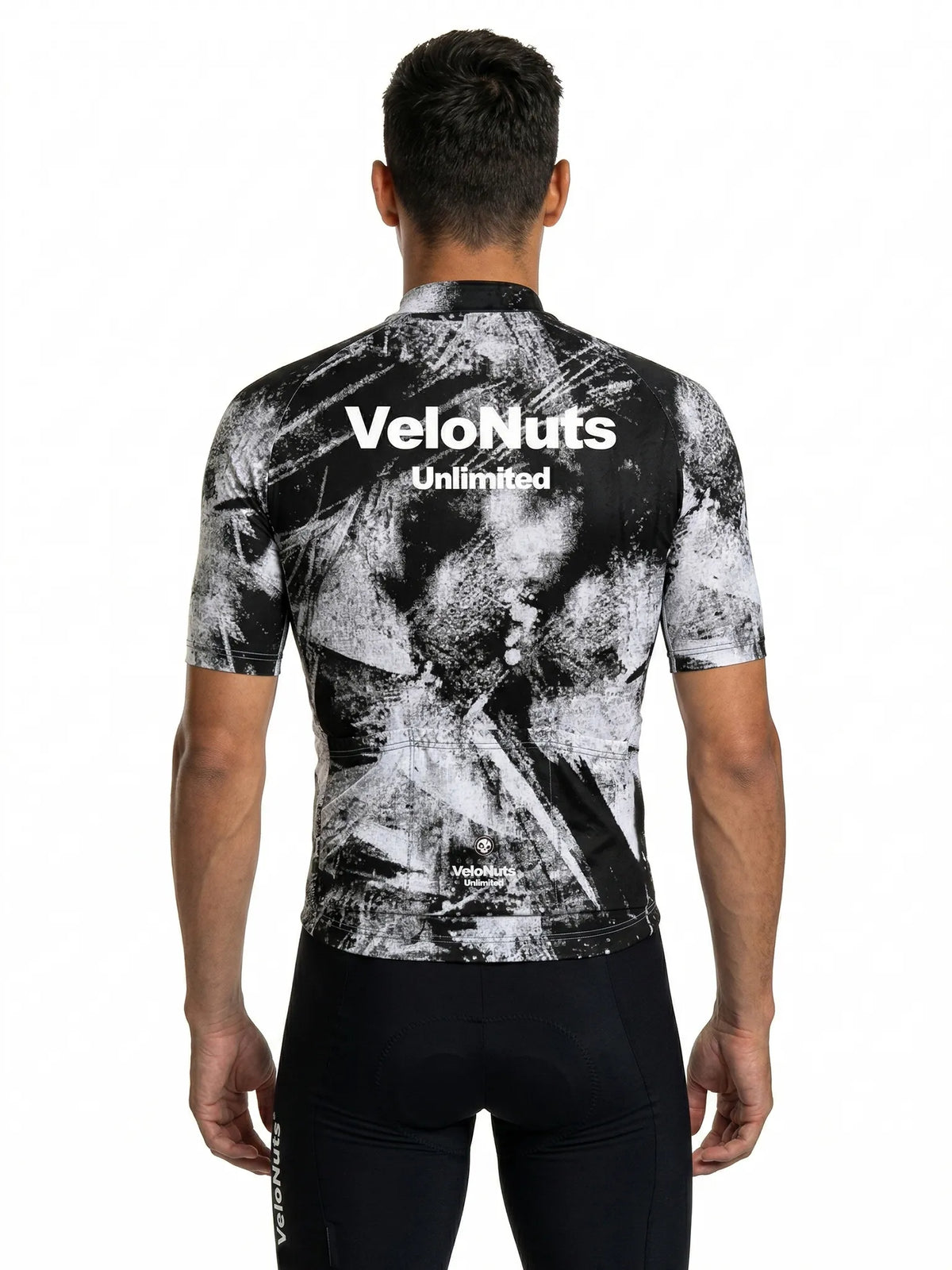 ROCKBROS heren fietsshirt Ink Burst ademend wielershirt Chalk Riot