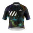 ROCKBROS heren fietsshirt Ink Burst ademend wielershirt Cosmic Spray