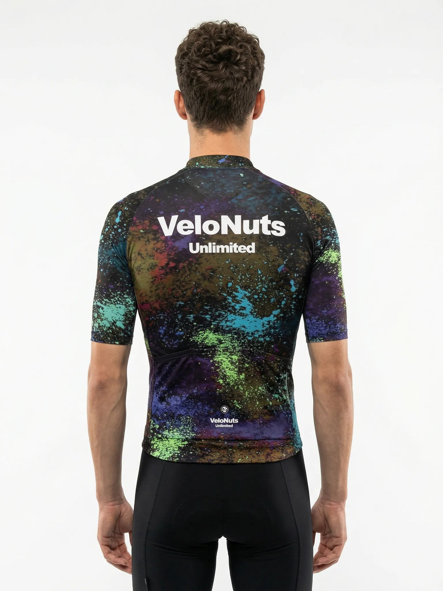 ROCKBROS heren fietsshirt Ink Burst ademend wielershirt Cosmic Spray