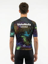 ROCKBROS heren fietsshirt Ink Burst ademend wielershirt Cosmic Spray