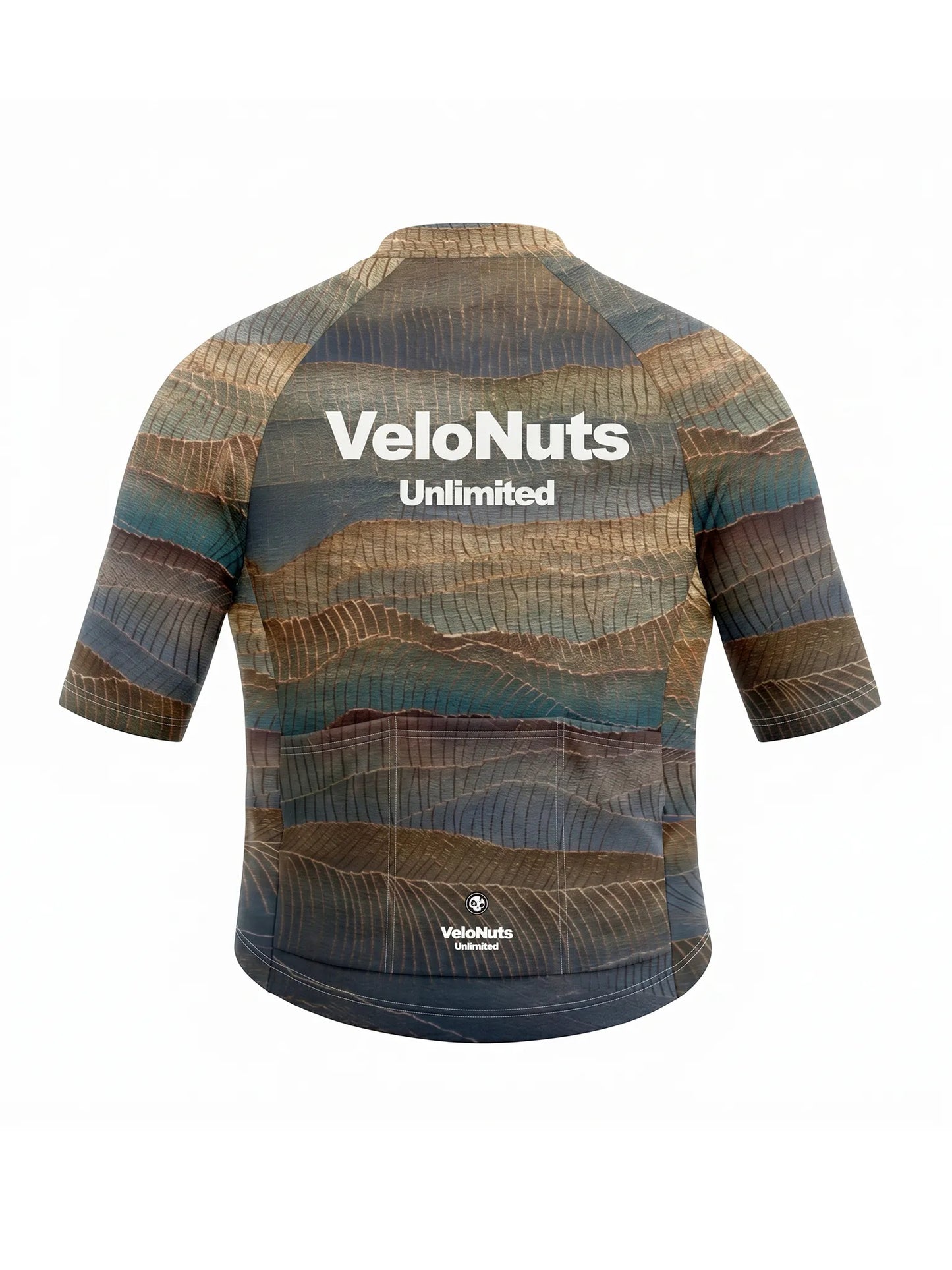 ROCKBROS heren fietsshirt Terrain Blocks ademend wielershirt Desert Contour