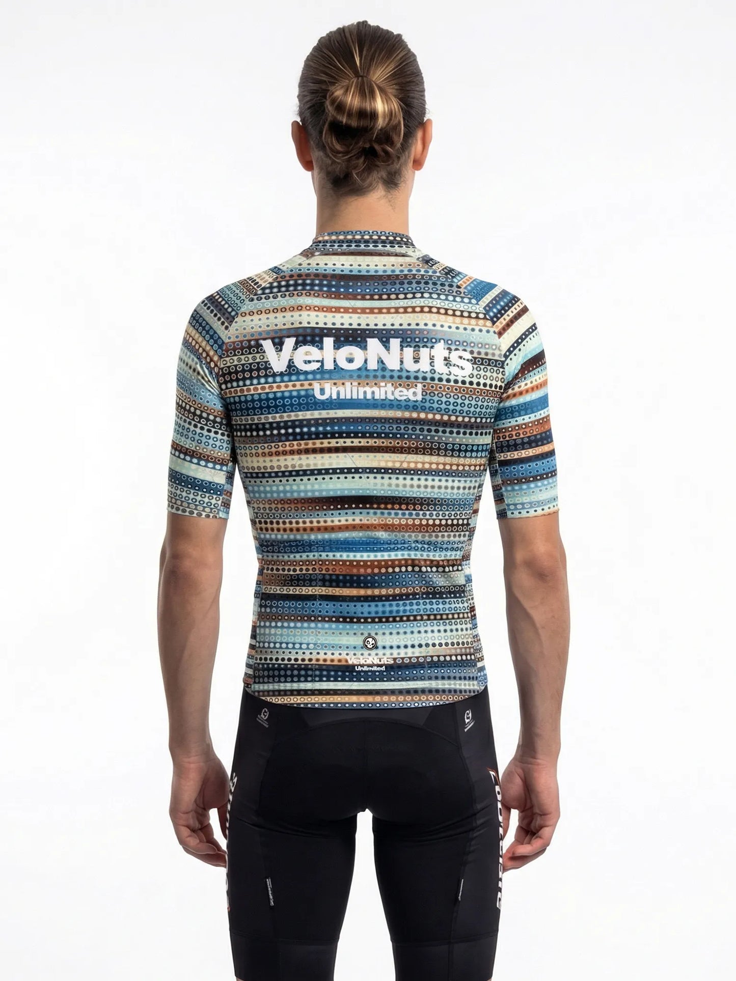 ROCKBROS heren fietsshirt Retro Signal ademend wielershirt Dotwave Stripe