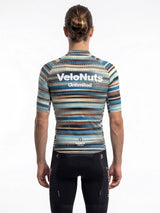 ROCKBROS heren fietsshirt Retro Signal ademend wielershirt Dotwave Stripe
