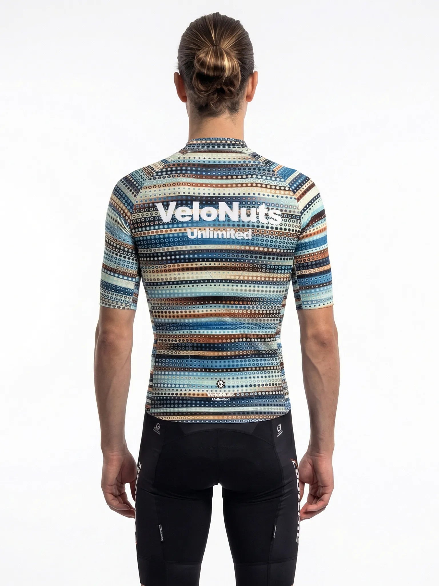 ROCKBROS heren fietsshirt Retro Signal ademend wielershirt Dotwave Stripe