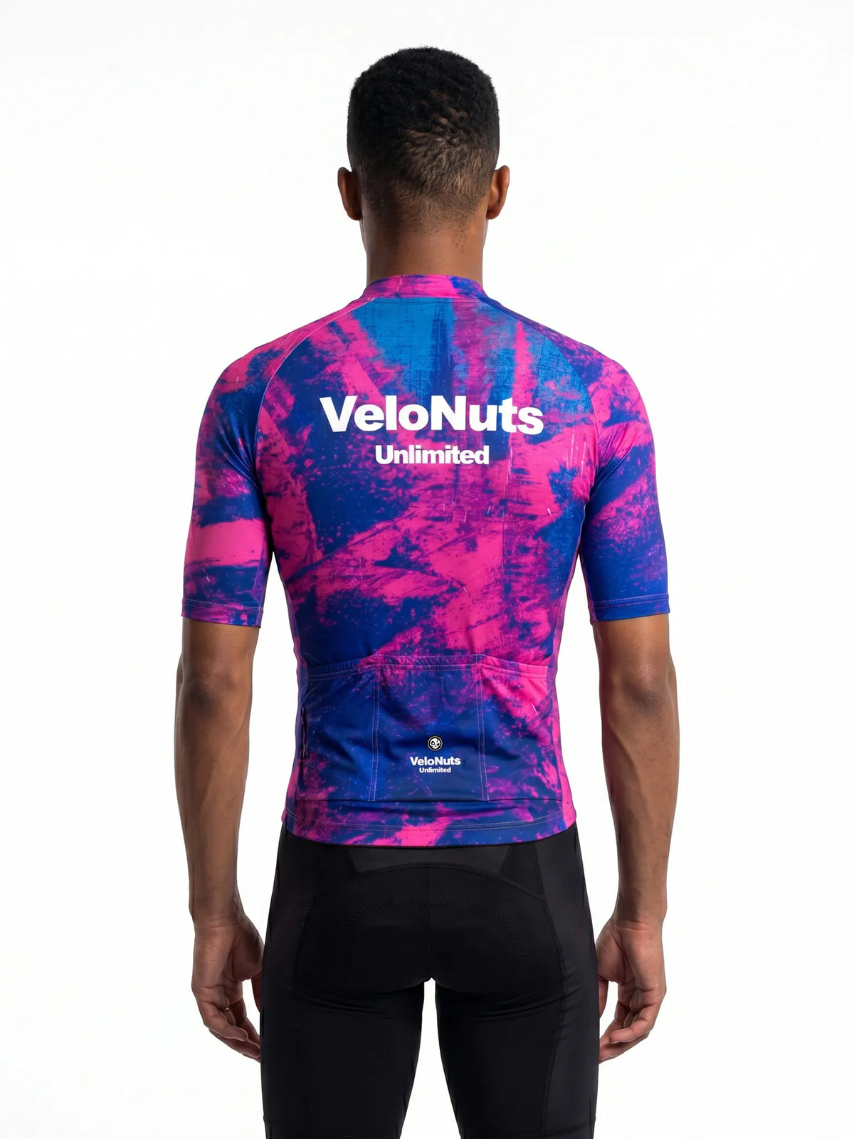 ROCKBROS heren fietsshirt Ink Burst ademend wielershirt Emerald Splash